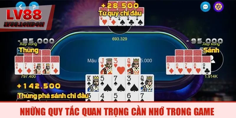 Những quy tắc quan trọng cần nhớ trong game